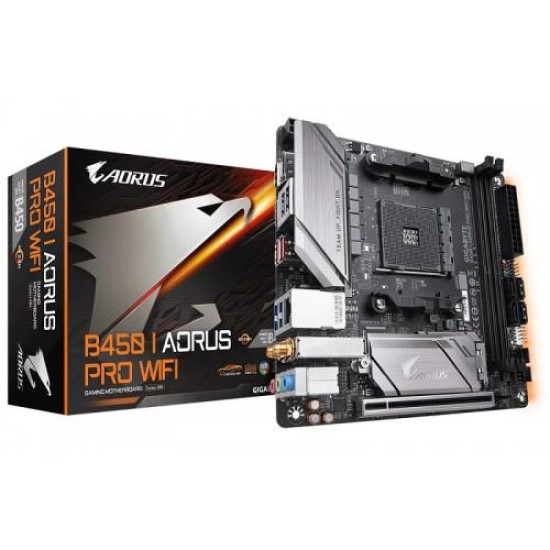 Gigabyte B450 I AORUS PRO WIFI AMD Mini-ITX Motherboard Gigabyte B450 I AORUS PRO WIFI AMD Mini-ITX Motherboard