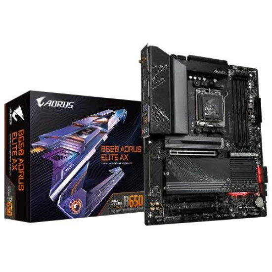 GIGABYTE B650 AORUS ELITE AX DDR5 AMD AM5 ATX Motherboard GIGABYTE B650 AORUS ELITE AX DDR5 AMD AM5 ATX Motherboard