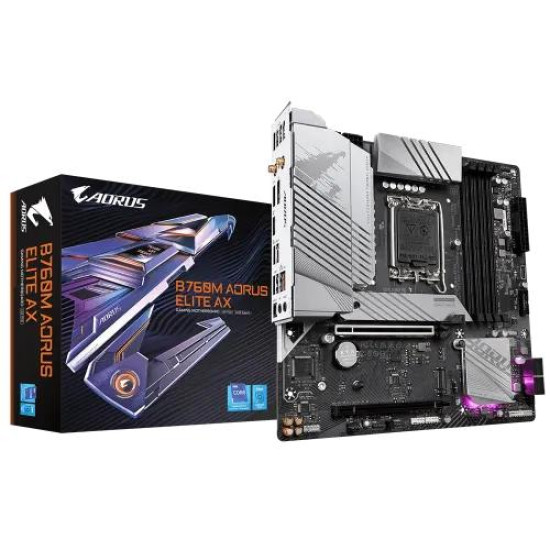 GIGABYTE B760M AORUS ELITE AX DDR5 mATX Motherboard