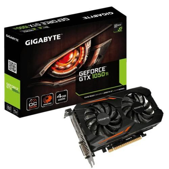 Gigabyte GeForce GTX 1050 TI OC 4GB Graphics Card Gigabyte GeForce GTX 1050 TI OC 4GB Graphics Card