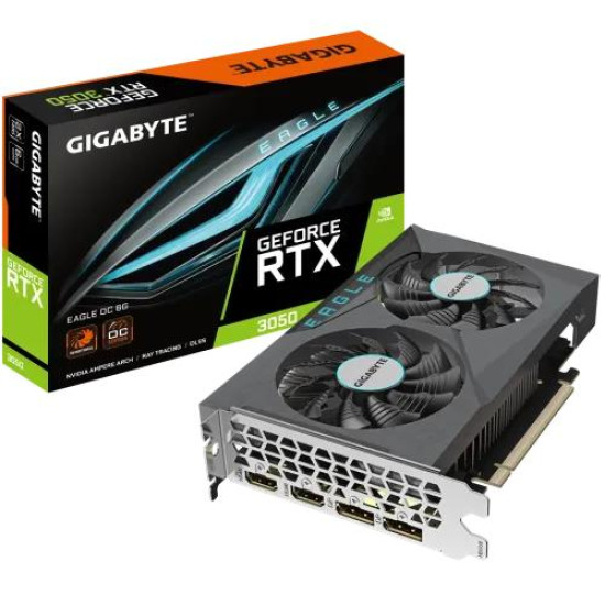 GIGABYTE GeForce RTX 3050 EAGLE OC 6GB GDDR6 Graphics Card GIGABYTE GeForce RTX 3050 EAGLE OC 6GB GDDR6 Graphics Card