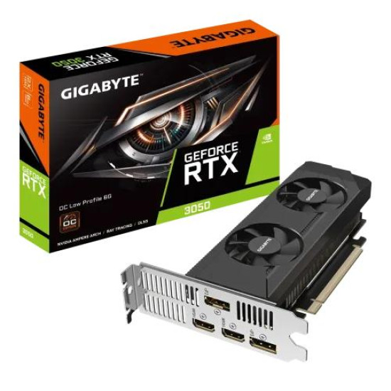 GIGABYTE GeForce RTX 3050 OC Low Profile 6G GDDR6 Graphics Card GIGABYTE GeForce RTX 3050 OC Low Profile 6G GDDR6 Graphics Card