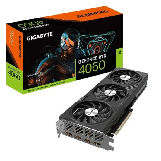 GIGABYTE GeForce RTX 4060 GAMING OC 8G GDDR6 Graphics Card GIGABYTE GeForce RTX 4060 GAMING OC 8G GDDR6 Graphics Card