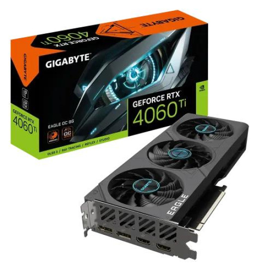 GIGABYTE GeForce RTX 4060 Ti EAGLE OC 8G GDDR6 Graphics Card GIGABYTE GeForce RTX 4060 Ti EAGLE OC 8G GDDR6 Graphics Card