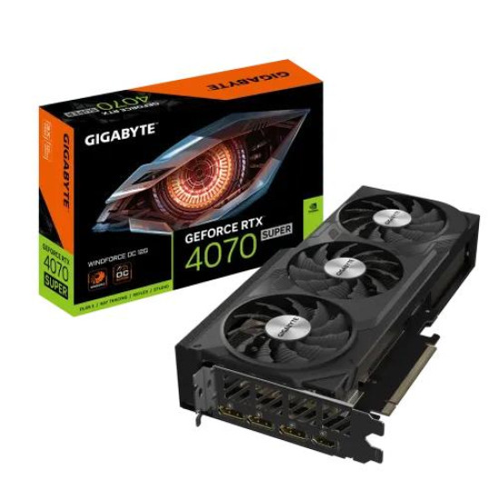GIGABYTE GeForce RTX 4070 SUPER WINDFORCE OC 12GB GDDR6X Graphics Card