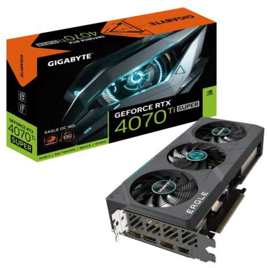 GIGABYTE GeForce RTX 4070 Ti SUPER EAGLE OC 16GB GDDR6X Graphics Card