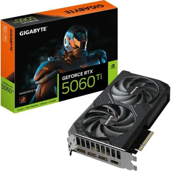 GIGABYTE GeForce RTX 5060 Ti 16GB WINDFORCE GDDR7 Graphics Card GIGABYTE GeForce RTX 5060 Ti 16GB WINDFORCE GDDR7 Graphics Card