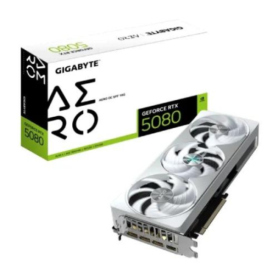 Gigabyte GeForce RTX 5080 AERO OC SFF 16GB GDDR7 Graphics Card Gigabyte GeForce RTX 5080 AERO OC SFF 16GB GDDR7 Graphics Card