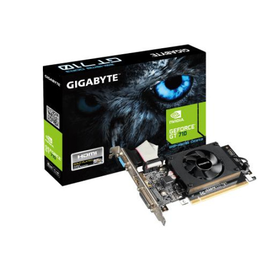 Gigabyte GT 710 2GB DDR3 Graphics Card Gigabyte GT 710 2GB DDR3 Graphics Card