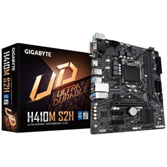 Gigabyte H410M S2H 10th Gen Micro ATX Motherboard Gigabyte H410M S2H 10th Gen Micro ATX Motherboard
