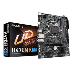 GIGABYTE H470M K DDR4 Intel 10th and 11th Gen Micro ATX Motherboard GIGABYTE H470M K DDR4 Intel 10th and 11th Gen Micro ATX Motherboard