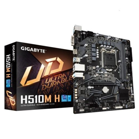 GIGABYTE H510M H Intel 10th and 11th Gen Micro ATX Motherboard GIGABYTE H510M H Intel 10th and 11th Gen Micro ATX Motherboard