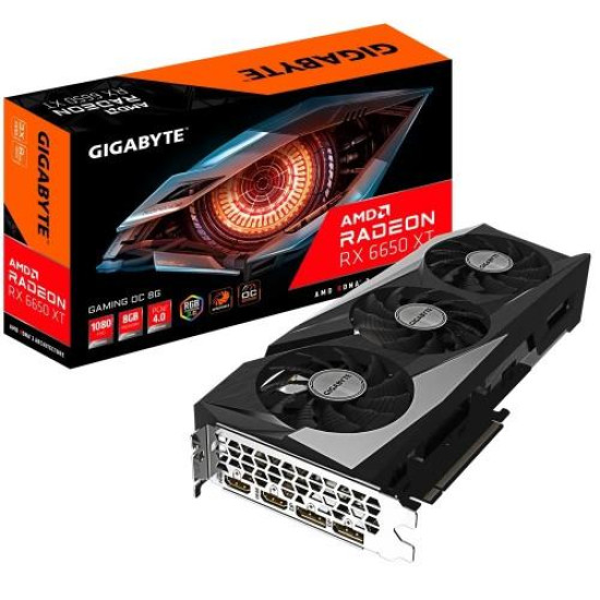 GIGABYTE Radeon RX 6650 XT GAMING OC 8G GDDR6 Graphics Card GIGABYTE Radeon RX 6650 XT GAMING OC 8G GDDR6 Graphics Card