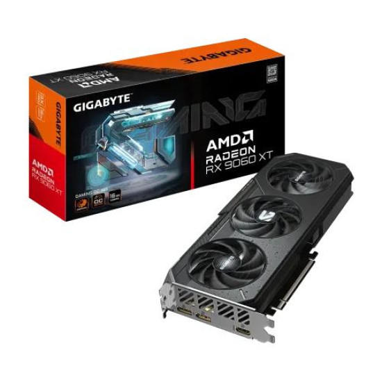 GIGABYTE Radeon RX 9060 XT GAMING OC 16G GDDR6 Graphics Card GIGABYTE Radeon RX 9060 XT GAMING OC 16G GDDR6 Graphics Card