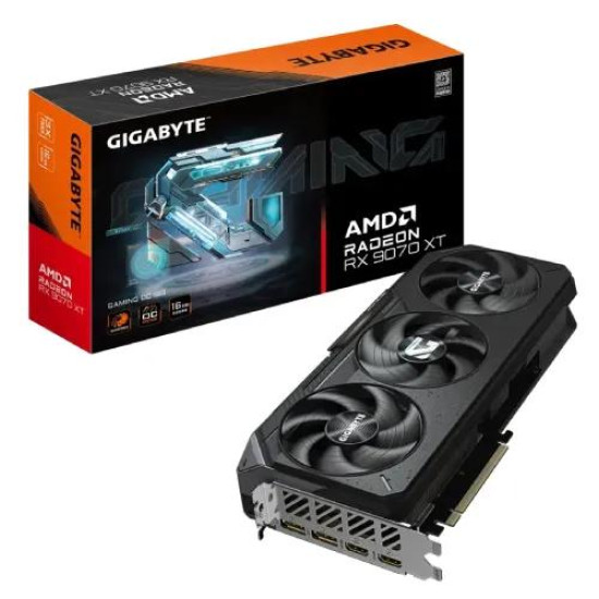 GIGABYTE Radeon RX 9070 XT GAMING OC 16G GDDR6 Graphics Card GIGABYTE Radeon RX 9070 XT GAMING OC 16G GDDR6 Graphics Card