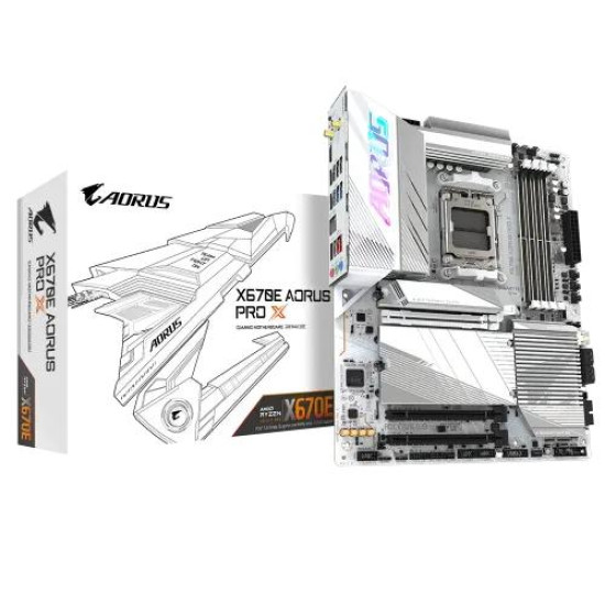 GIGABYTE X670E AORUS PRO X DDR5 AM5 ATX Motherboard