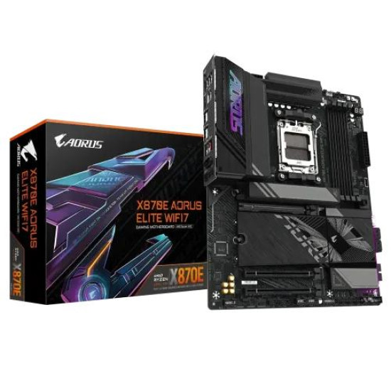 GIGABYTE X870E AORUS ELITE WIFI7 DDR5 AMD AM5 ATX Motherboard GIGABYTE X870E AORUS ELITE WIFI7 DDR5 AMD AM5 ATX Motherboard