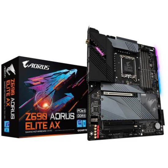 GIGABYTE Z690 AORUS ELITE AX WiFi DDR5 ATX Motherboard GIGABYTE Z690 AORUS ELITE AX WiFi DDR5 ATX Motherboard