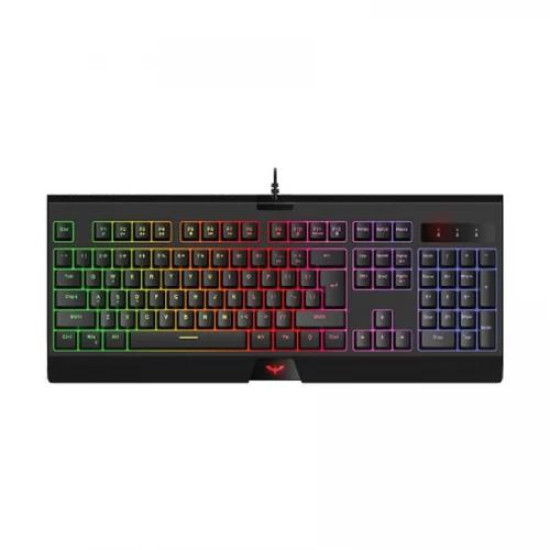 HAVIT KB858L-Pro 104 Keys Rainbow Backlit Wired Gaming Keyboard