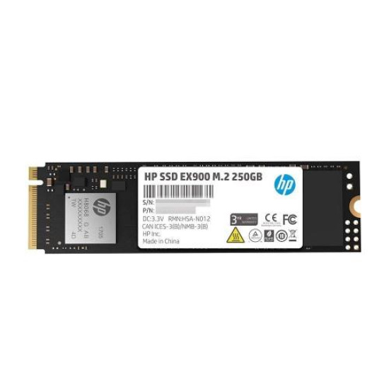 HP EX900 M.2 250GB PCIe NVMe Internal SSD HP EX900 M.2 250GB PCIe NVMe Internal SSD