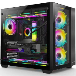 Huntkey S980 Tornado Black ATX Gaming Casing Huntkey S980 Tornado Black ATX Gaming Casing