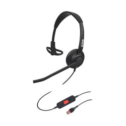 Inbertec UB815M AI Noise Cancelling USB Wired Headphone Inbertec UB815M AI Noise Cancelling USB Wired Headphone