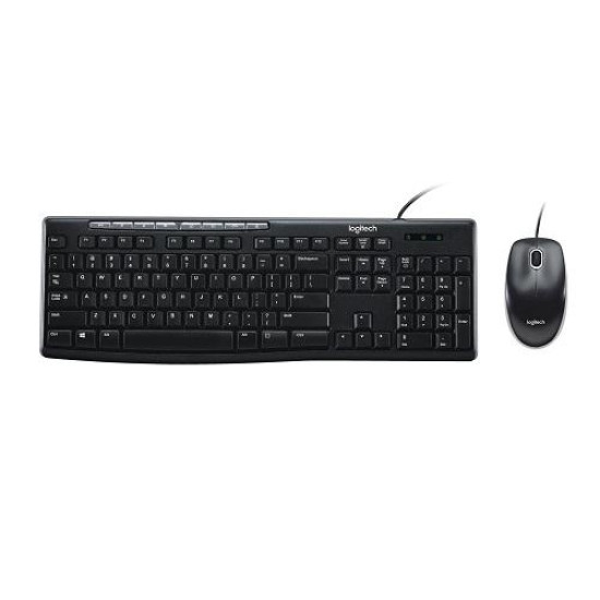 Logitech MK200 Wired Mouse & Keyboard Combo Logitech MK200 Wired Mouse & Keyboard Combo