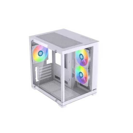 Maxcool Inferno MC5 Mid Tower Micro ATX Gaming Casing White