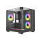 MaxGreen S275-33 Mid-Tower M-ATX Casing With 3x MaxGreen M57 ARGB Fan