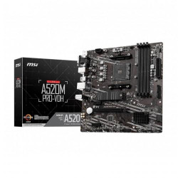 MSI A520M PRO-VDH AMD AM4 Micro-ATX Motherboard MSI A520M PRO-VDH AMD AM4 Micro-ATX Motherboard
