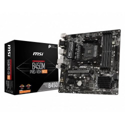 MSI B450M PRO-VDH MAX AMD AM4 Gaming Motherboard MSI B450M PRO-VDH MAX AMD AM4 Gaming Motherboard