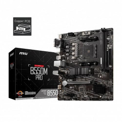 MSI B550M PRO AM4 Micro-ATX Motherboard MSI B550M PRO AM4 Micro-ATX Motherboard