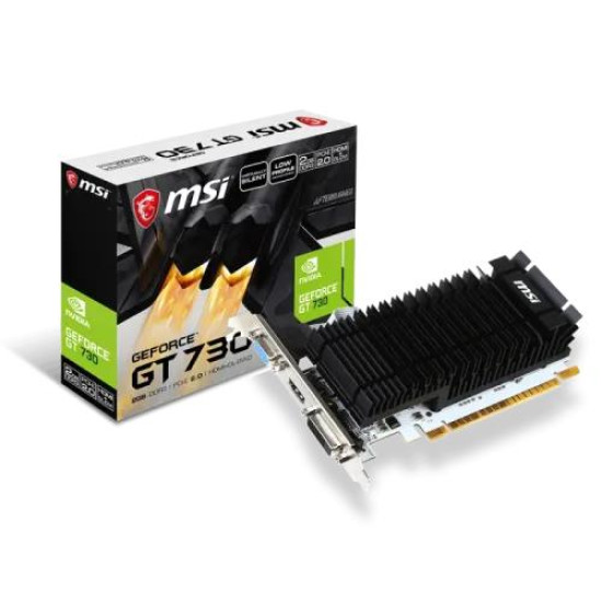 MSI GeForce GT 730 2GB DDR3 Graphics Card MSI GeForce GT 730 2GB DDR3 Graphics Card