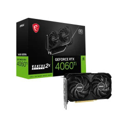 MSI GeForce RTX 4060 Ti VENTUS 2X BLACK 16GB OC GDDR6 Graphics Card MSI GeForce RTX 4060 Ti VENTUS 2X BLACK 16GB OC GDDR6 Graphics Card