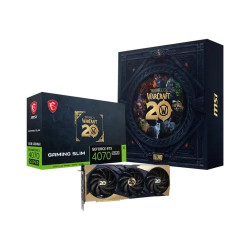 MSI GeForce RTX 4070 SUPER 12G GAMING SLIM World of Warcraft EDITION GDDR6X Graphics Card MSI GeForce RTX 4070 SUPER 12G GAMING SLIM World of Warcraft EDITION GDDR6X Graphics Card