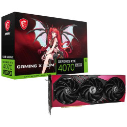 MSI GeForce RTX 4070 SUPER 12G GAMING X SLIM MLG GDDR6X Graphics Card MSI GeForce RTX 4070 SUPER 12G GAMING X SLIM MLG GDDR6X Graphics Card