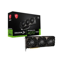MSI GeForce RTX 4070 Ti SUPER 16G SHADOW 3X OC GDDR6X Graphics Card MSI GeForce RTX 4070 Ti SUPER 16G SHADOW 3X OC GDDR6X Graphics Card