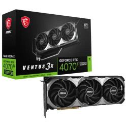 MSI GeForce RTX 4070 Ti SUPER 16G VENTUS 3X OC GDDR6X Graphics Card MSI GeForce RTX 4070 Ti SUPER 16G VENTUS 3X OC GDDR6X Graphics Card