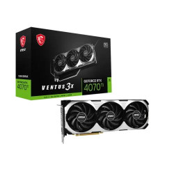 MSI GeForce RTX 4070 Ti VENTUS 3X E1 12G OC GDDR6X Graphics Card MSI GeForce RTX 4070 Ti VENTUS 3X E1 12G OC GDDR6X Graphics Card
