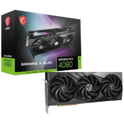 MSI GeForce RTX 4080 16GB GAMING X SLIM GDDR6X Graphics Card MSI GeForce RTX 4080 16GB GAMING X SLIM GDDR6X Graphics Card