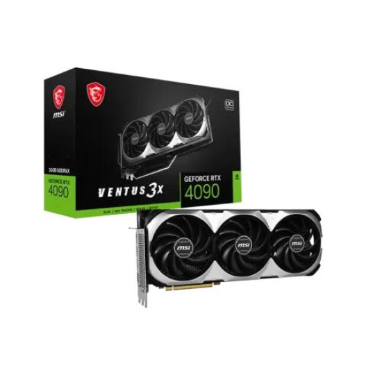 MSI GeForce RTX 4090 VENTUS 3X 24GB OC GDDR6X Graphics Card MSI GeForce RTX 4090 VENTUS 3X 24GB OC GDDR6X Graphics Card
