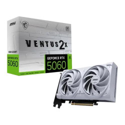 MSI GeForce RTX 5060 8G VENTUS 2X OC WHITE 8GB GDDR7 Graphics Card MSI GeForce RTX 5060 8G VENTUS 2X OC WHITE 8GB GDDR7 Graphics Card