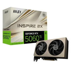 MSI GeForce RTX 5060 Ti 16G INSPIRE 2X OC 16GB GDDR7 Graphics Card MSI GeForce RTX 5060 Ti 16G INSPIRE 2X OC 16GB GDDR7 Graphics Card