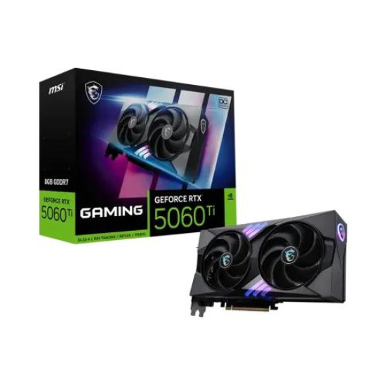 MSI GeForce RTX 5060 Ti 8G GAMING OC 8GB GDDR7 Graphics Card MSI GeForce RTX 5060 Ti 8G GAMING OC 8GB GDDR7 Graphics Card