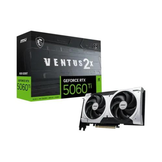 MSI GeForce RTX 5060 Ti 8G VENTUS 2X PLUS 8GB GDDR7 Graphics Card MSI GeForce RTX 5060 Ti 8G VENTUS 2X PLUS 8GB GDDR7 Graphics Card