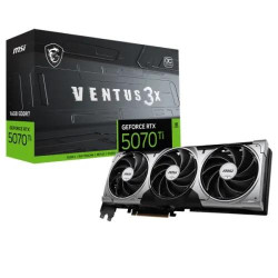 MSI GeForce RTX 5070 Ti 16G VENTUS 3X OC 16GB GDDR7 Graphics Card MSI GeForce RTX 5070 Ti 16G VENTUS 3X OC 16GB GDDR7 Graphics Card