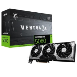 MSI GeForce RTX 5080 16G VENTUS 3X OC 16GB GDDR7 Graphics Card MSI GeForce RTX 5080 16G VENTUS 3X OC 16GB GDDR7 Graphics Card