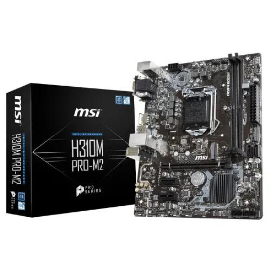MSI H310M Pro-M2 Intel 9th Gen Motherboard MSI H310M Pro-M2 Intel 9th Gen Motherboard