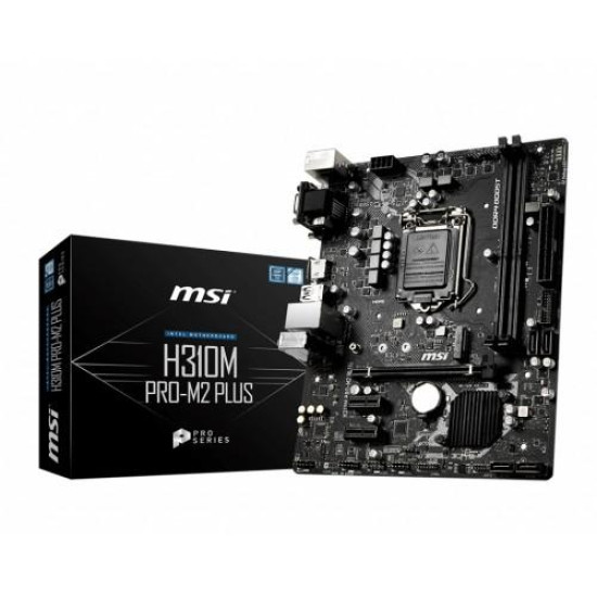 MSI H310M Pro-M2 Plus Intel 9th Gen Motherboard MSI H310M Pro-M2 Plus Intel 9th Gen Motherboard