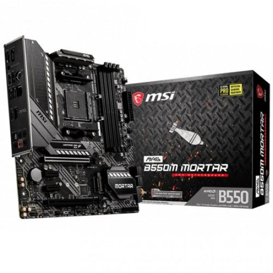 MSI MAG B550M Mortar AMD Micro ATX Gaming Motherboard (Global) MSI MAG B550M Mortar AMD Micro ATX Gaming Motherboard (Global)